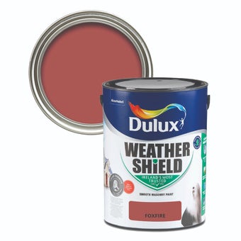 Dulux Weathershield Smooth Masonry Foxfire 5L