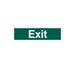 Exit (text only) - PVC sign (200mm x 50mm)