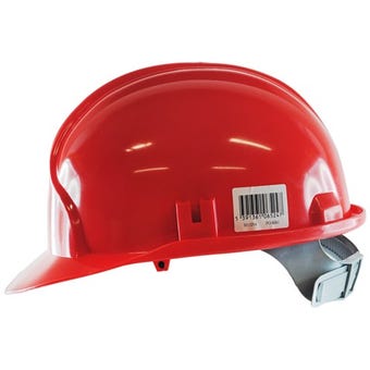 Safeline Red Safety Helmet With Head Support
