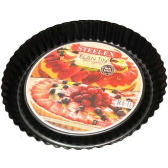Steelex Flan Tin Non Stick - 24cm/9.5''