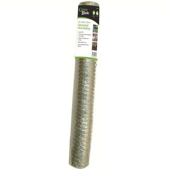 Greenblade Galvanised Wire Netting 5m x 0.6m x 13mm | Hexagonal Chicken Wire