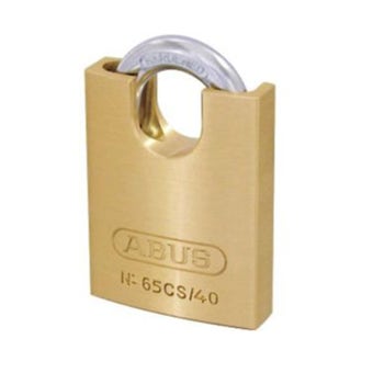 Abus Brass 65CS/40 Closed Shackle Padlock