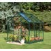 Popular Greenhouse Horticultural Glass Green 6' x 6'
