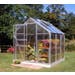Popular Greenhouse Polycarbonate Silver 6' x 6'