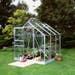 Popular Greenhouse Safety Glass Silver 6' x 6'