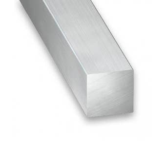 Raw Aluminium Square Bar - 10mm x 10mm x 1m