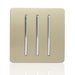 Trendiswitch Gold 3 Gang 2 Way 10 Amp Switch