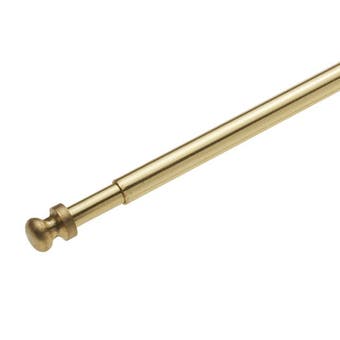 Solid Brass Net Curtain Rods 25cm - 40cm