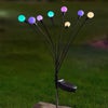 8-Stem GloGlobes Multi-Coloured Stake Light – Brighten Your Garden with Swirling Colours