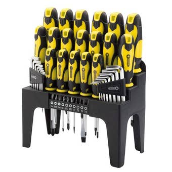 Draper 44 Piece Screwdriver Set - Yellow