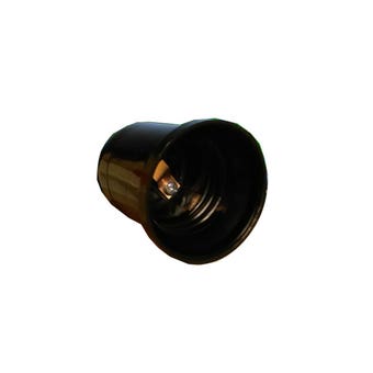 Black E27 Lampholder