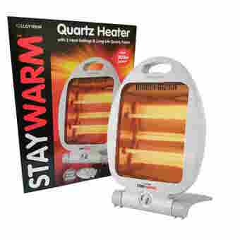 StayWarm 800w 2 Bar Quartz heater