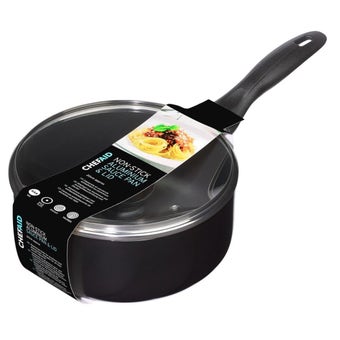 Chef Aid 20cm Non-Stick Aluminium Saucepan with Lid