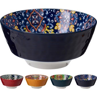 Asia 1300ml Large Porcelain Bowl – Elegant Dining with a Modern Touch I 6 Assorted Designs