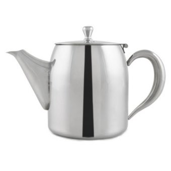 Apollo Stainless Steel Teapot 1L I Traditional Tea Pot with Filter Spout and Cool Touch Handle
