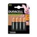Duracell Rechargeable Battery Size AA 2500Mah - Card of 4