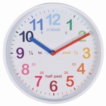 Acctim Wickford Time Teaching Clock - White