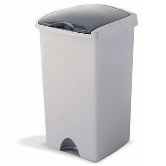 Addis Lift Top Bin 48L Metallic