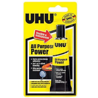 UHU All Purpose Power Transparent Adhesive - 33ML
