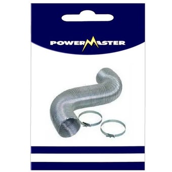 Aluminium Flexing Ducting With Clips 1.5 Metre 4"