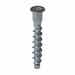 Hex/Pozi Socket Cup Furniture Confirmat Screw M5x50 Zinc - 6 pieces