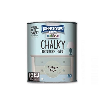 Johnstones Revive Chalky Furniture Paint - Antique Sage 750ml