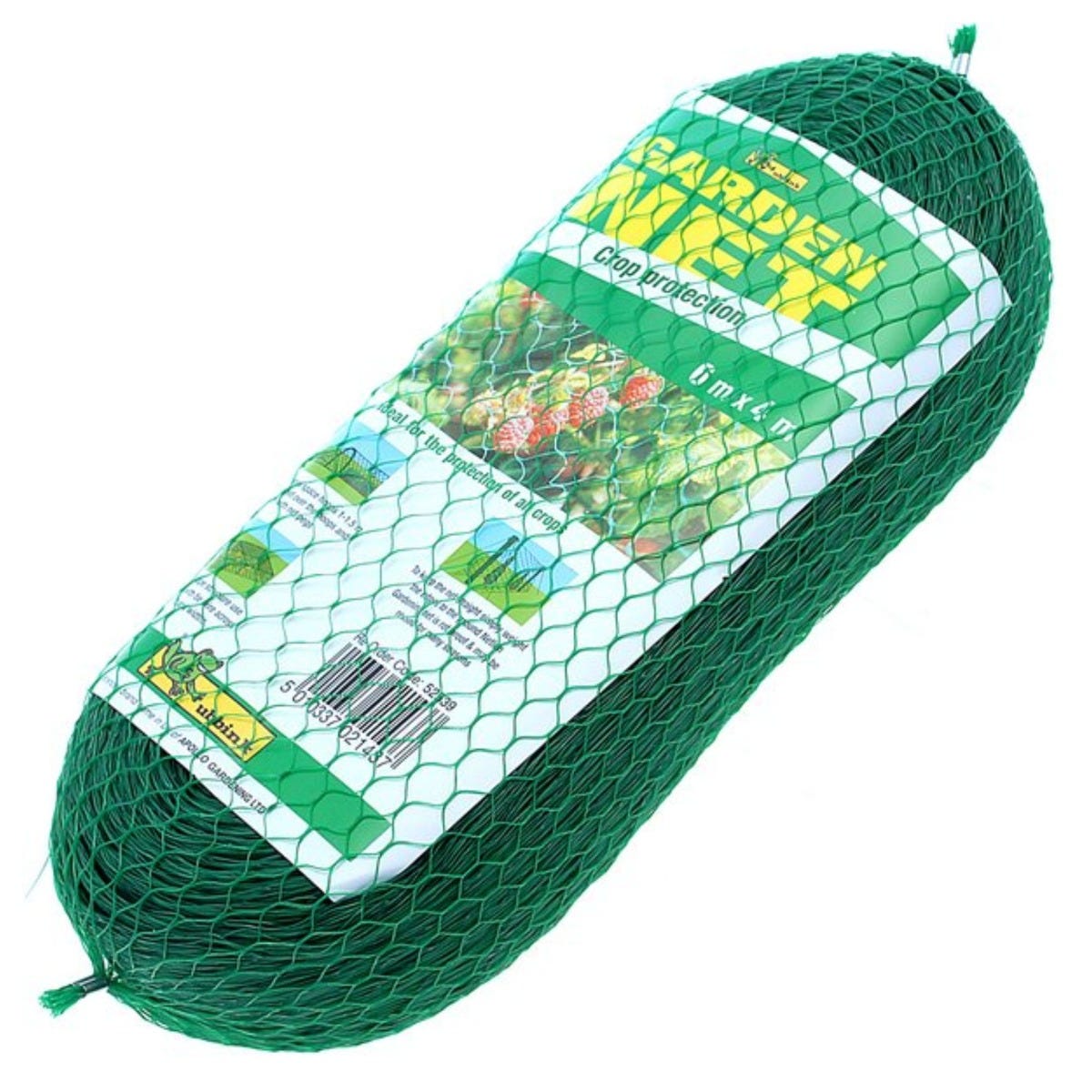 Apollo Netlon Garden Netting Heavy Duty Plant Support and Crop Protection Mesh I 3x2m 