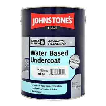 Johnstones Trade 5L Aqua WB Undercoat - Brilliant White