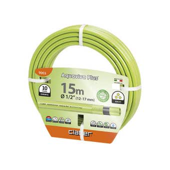 Claber Aquaviva Plus 9003 1/2" Garden Hose - 15m