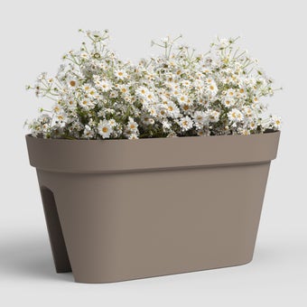 Artevasi Capri Balcony Trough - Taupe