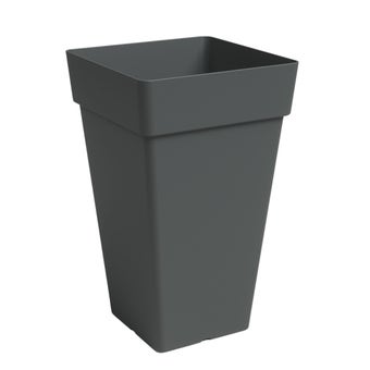 Artevasi Capri Square Hight Pot 65cm - Anthracite