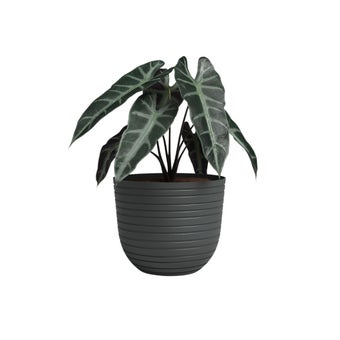 Artevasi Havana Horizon Pot 40cm - Volcano Anthracite