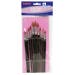 Black Handle Artist Brush Set 12 Piece