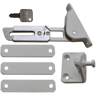 ASEC Face Fix Locking Window Restrictor Kit Right Hand | Key Lockable Window Safety Restrictor