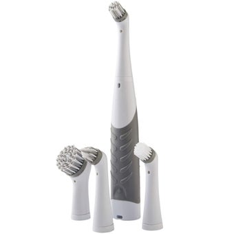 Ashley Electric Cleaning Scrubber Brush with 4 Heads