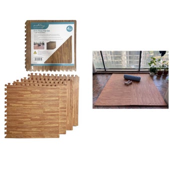 Ashley Eva Floor Mat Set I 4 Pieces I Light