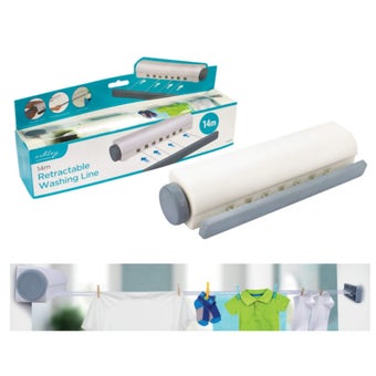 Ashley Retractable Washing Line 14m