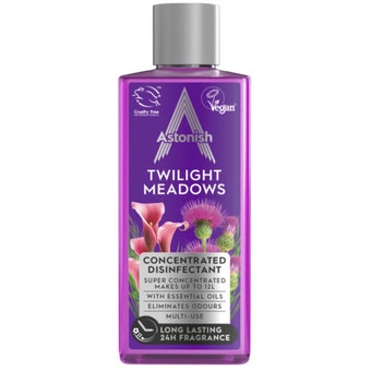 Astonish Concentrated Disinfectant Zesty Lemon 300ml – Kills 99.9% Bacteria & Enveloped Viruses I Makes 12L