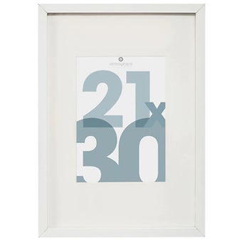 Atmosphera White Photo Frame 21x30