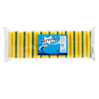 Bettina Easy Grip Sponge Scourers - Pack Of 10