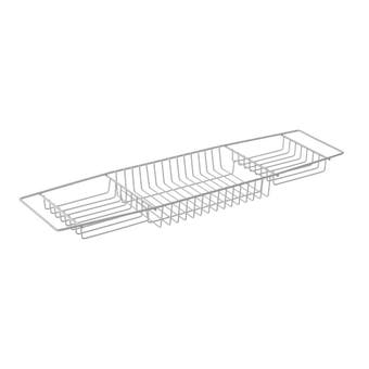 Blue Canyon Plastic Coated White Over Bath Rack