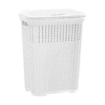 Blue Canyon 50L White Lace Laundry Hamper