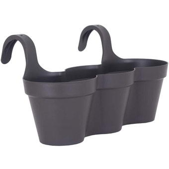Triple Balcony Trough - Anthracite