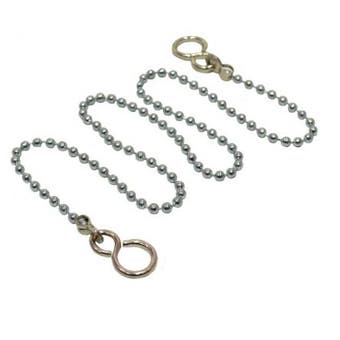 Chrome Plated Ball Chain 12'' - 300mm