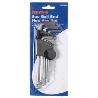 SupaTool Metric Ball End Hex Key Set 9 Piece