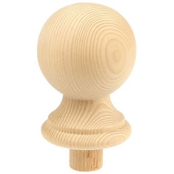 Ballcap Pine/ Hemlock 4" x 4"