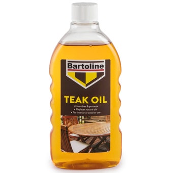 Bartoline Teak Oil 500ml – Restore and Protect Your Teak and Hardwood Furniture