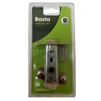 Basta Nickel Plated Tubular Latch 63mm – Reliable & Durable Door Latch for Smooth Operation