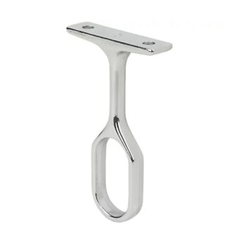 Basta Oval Tube Center Support - Chrome