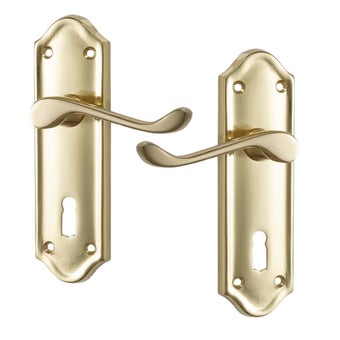 Basta Sherborne Brass Door Handles